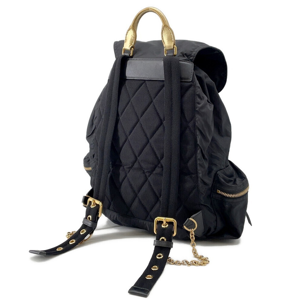 Burberry Backpack Rucksack Daypack Logo Black Bag - Picture 2 of 12